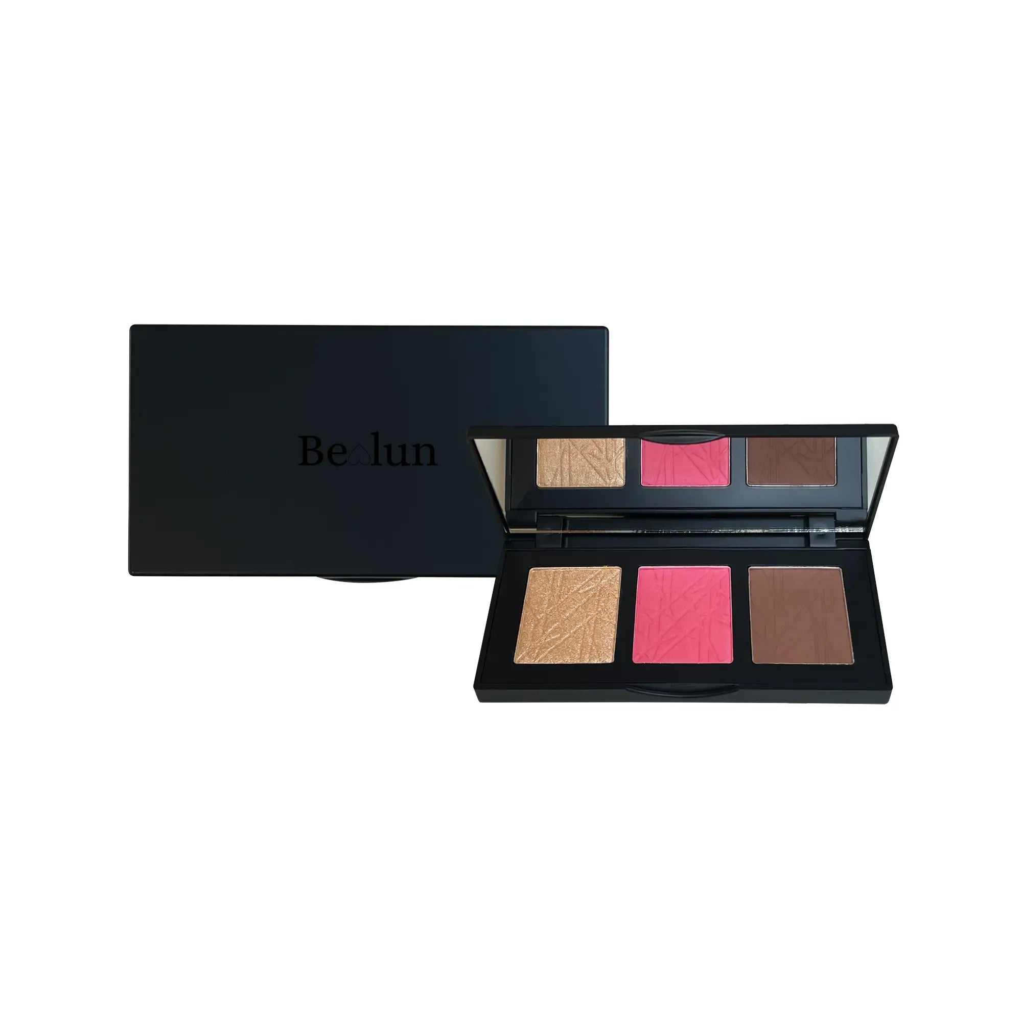 Pro Cheek Palette - Professional Cheek Palette for Blush, Contour & Highlight - Bealun